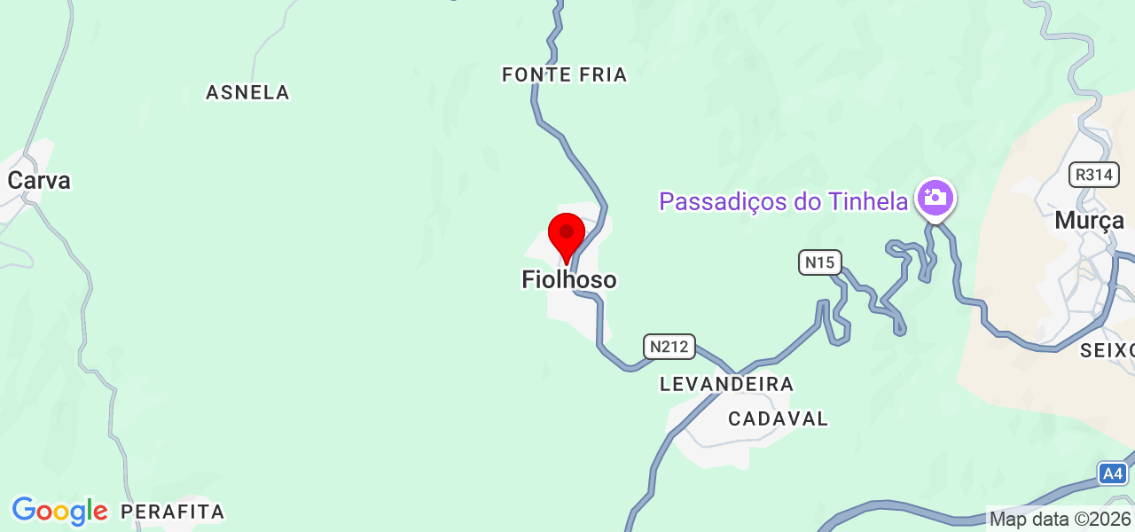 Jonny Marcolino - Vila Real - Murça - Mapa