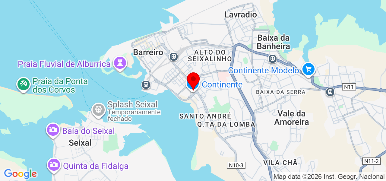 Vinicius Carnelli - Setúbal - Barreiro - Mapa