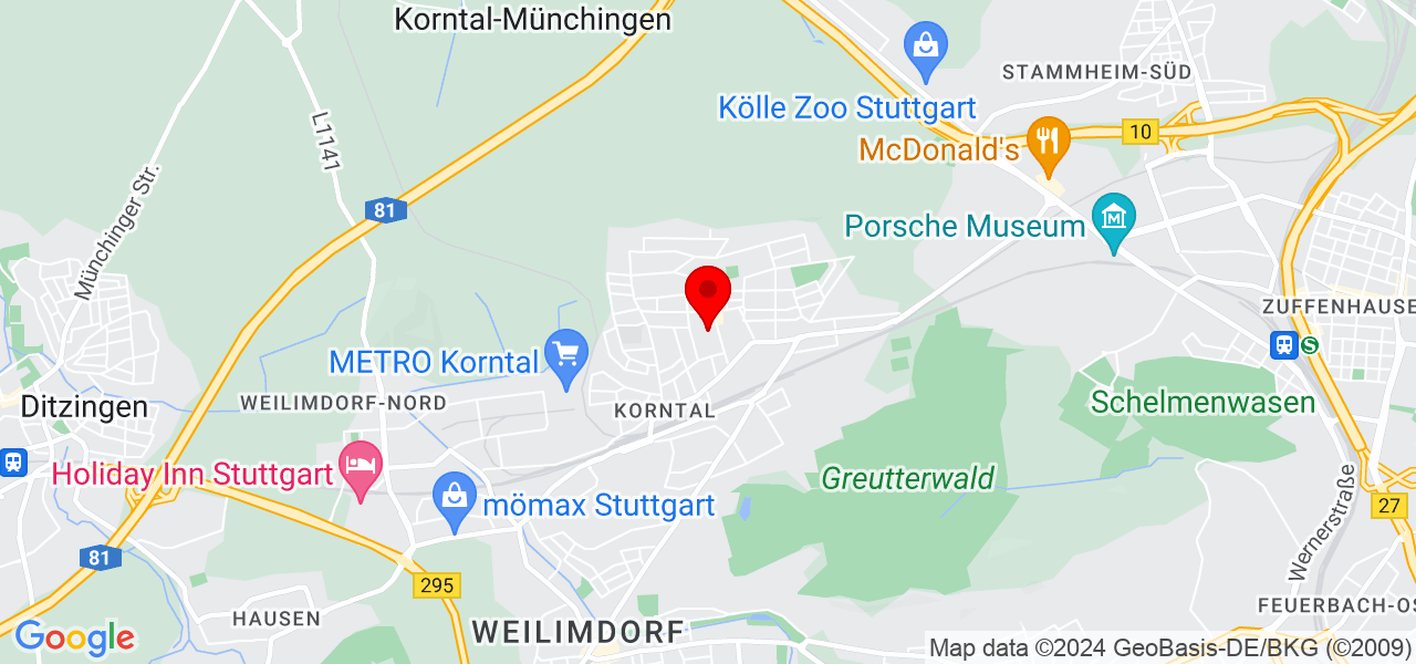 CHRISTA.lovesyou GmbH &amp; Co. KG - Baden-Württemberg - Ludwigsburg - Karte