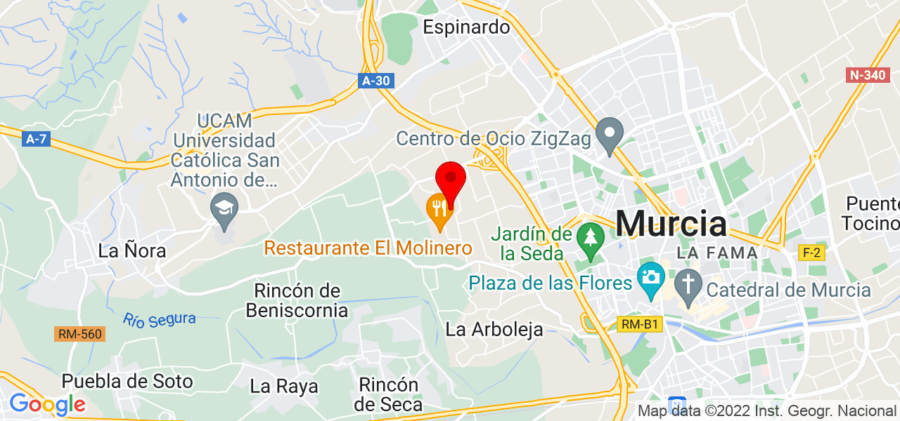 rat art place - Región de Murcia - Murcia - Mapa