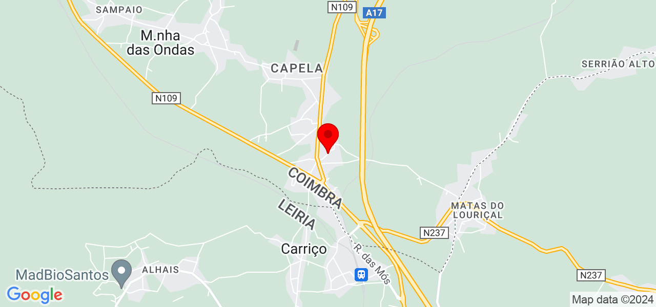 Nelson Miranda - Coimbra - Figueira da Foz - Mapa