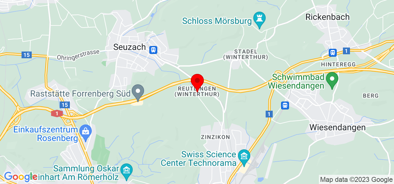 Früh IT Services - Zürich - Winterthur - Karte