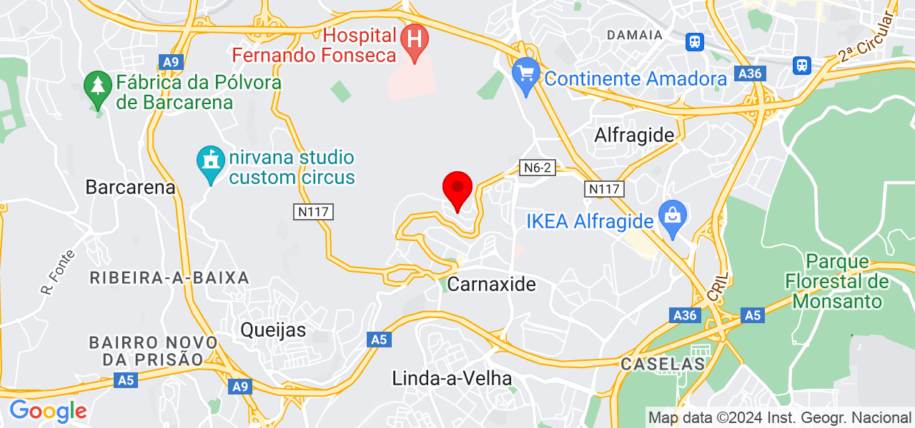 T&eacute;cnica e Engenheira de Som - Lisboa - Oeiras - Mapa