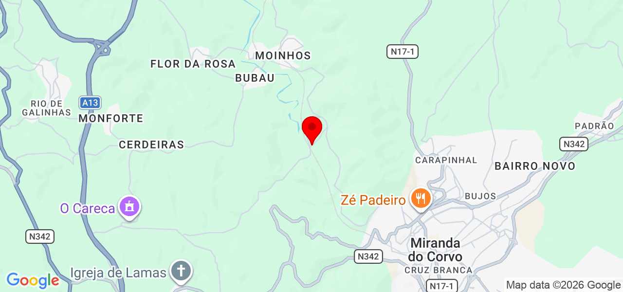 Joel Carvalho | Ag&ecirc;ncia Digital - Coimbra - Miranda do Corvo - Mapa