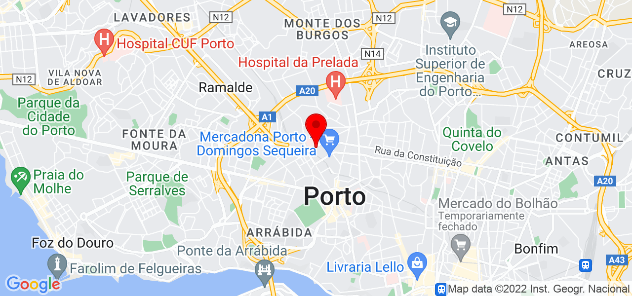 V&iacute;tor Marmelo - Porto - Porto - Mapa