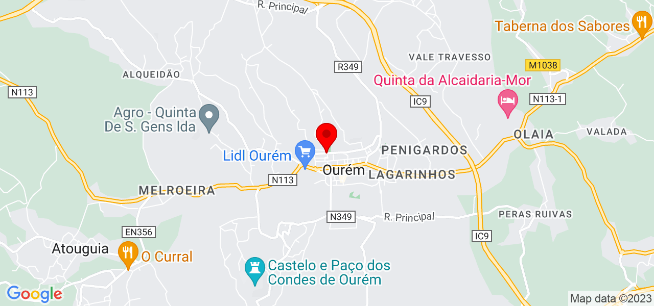 Rib Store - Santarém - Ourém - Mapa