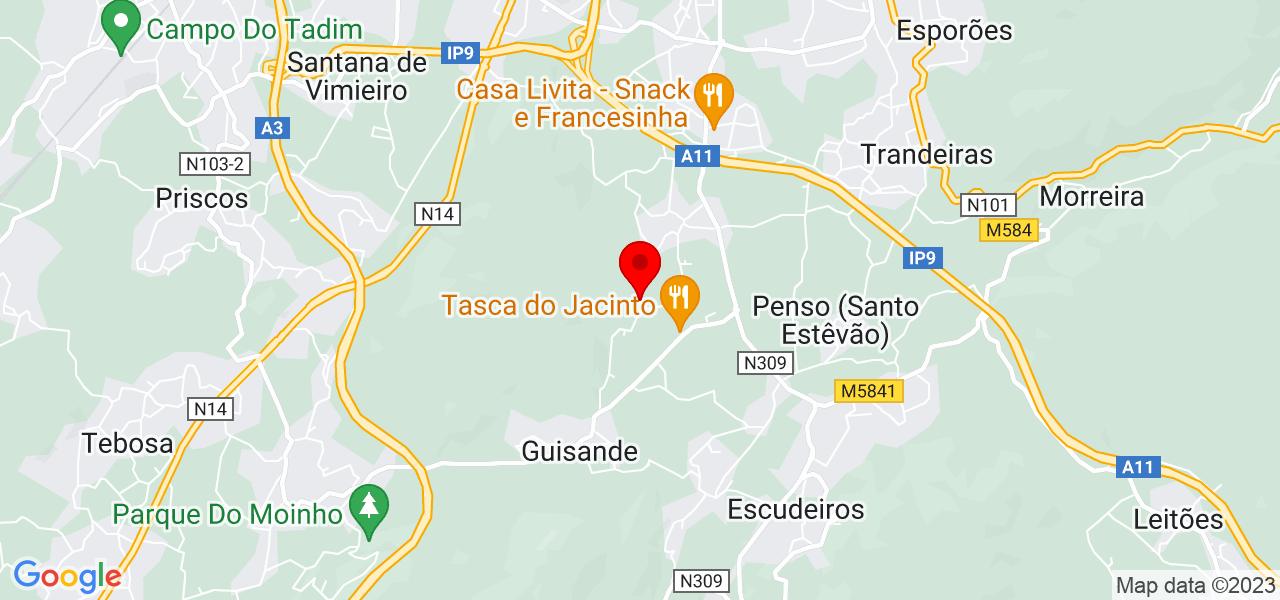 Silva - Braga - Braga - Mapa