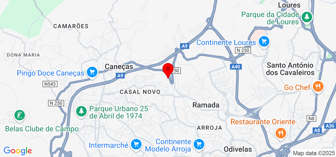 Moris Carrilho - Lisboa - Odivelas - Map