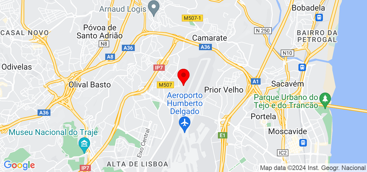 Eunice Marise Dos Santos Horta - Lisboa - Loures - Map