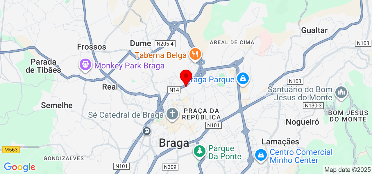 Professora Sónia M. - Braga - Braga - Mapa
