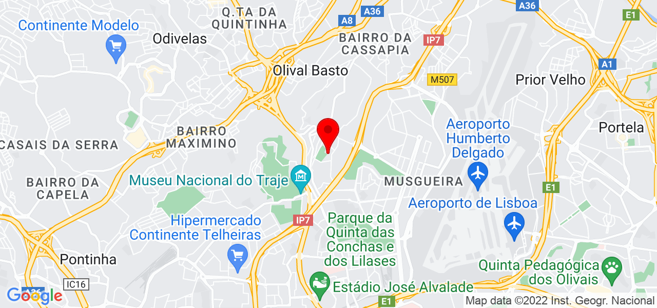 Castilho Edson - Lisboa - Lisboa - Mapa