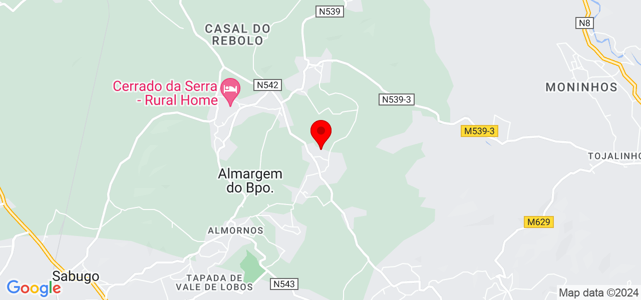 Rochelia Cruz - Lisboa - Sintra - Mapa