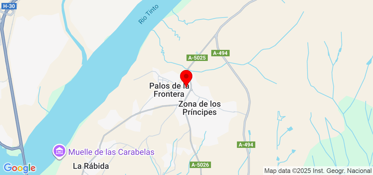 Paulo rodrigues - Andalucía - Palos de la Frontera - Mapa