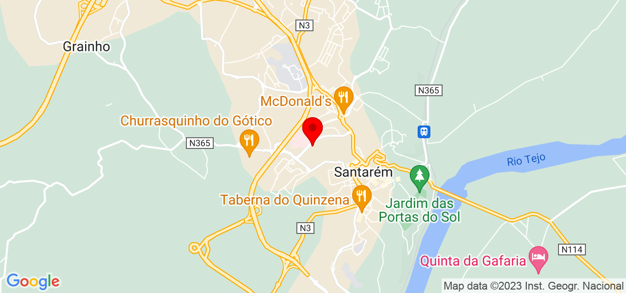 Madalena - Santarém - Santarém - Mapa