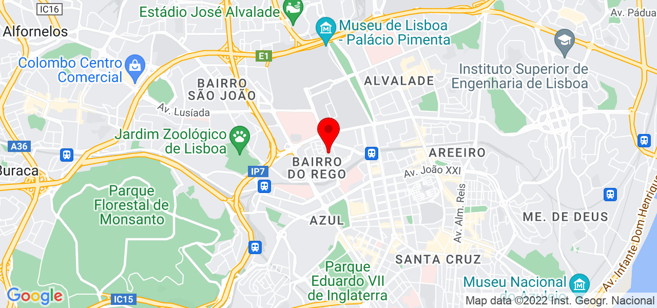 Ana Fialho - Lisboa - Lisboa - Mapa