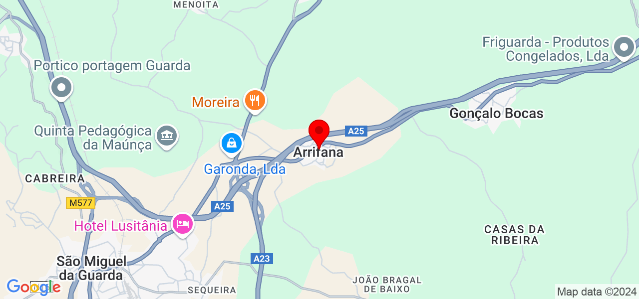 Rodrigo Vicente - Guarda - Guarda - Mapa
