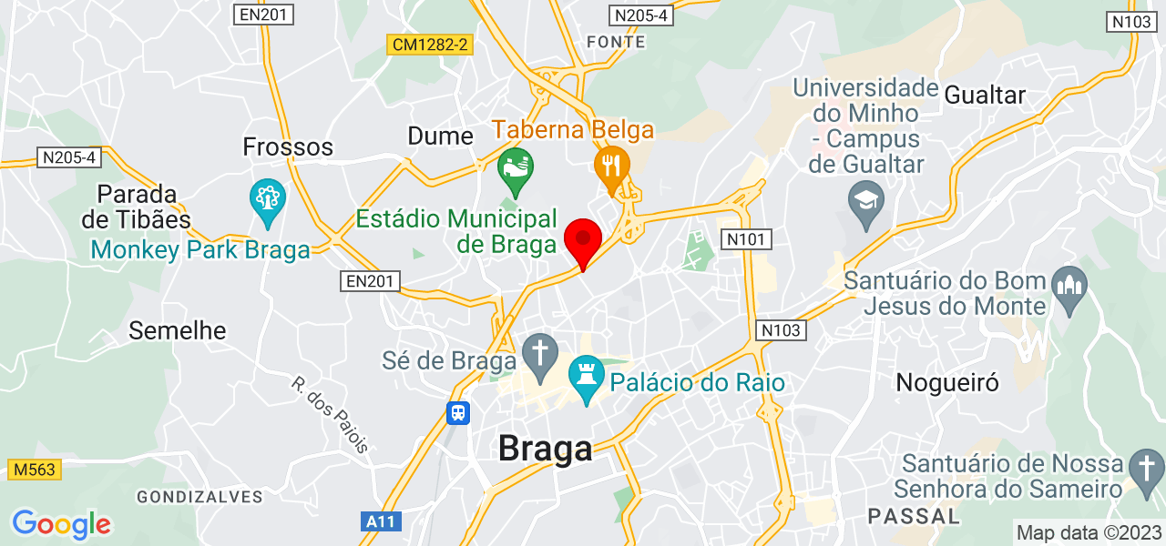 David Br&aacute;s - Braga - Braga - Mapa