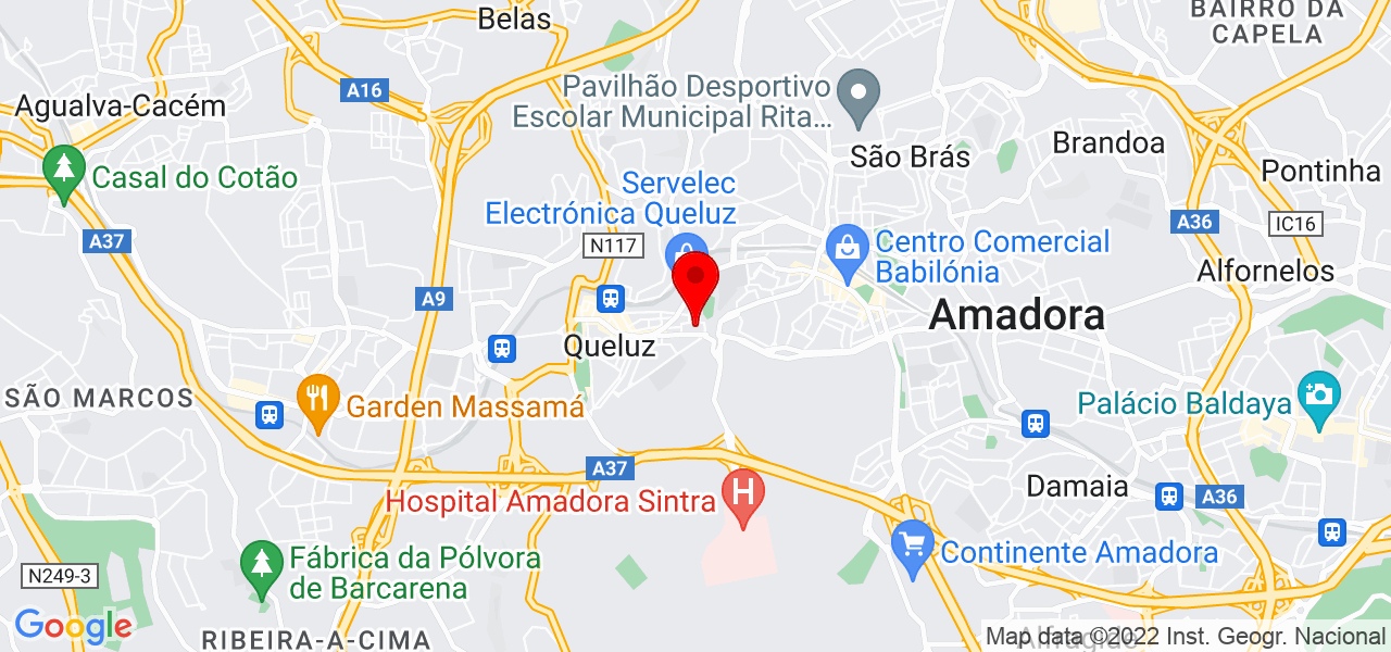 Dulce - Lisboa - Sintra - Mapa