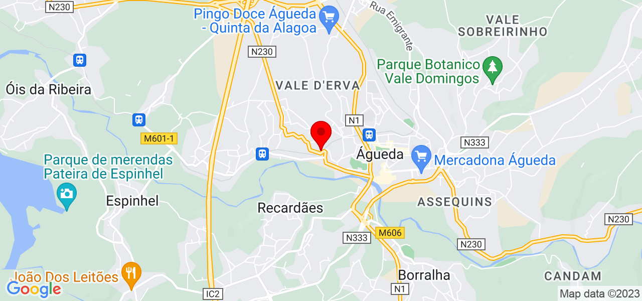 Rosangela Ribeiro - Aveiro - Águeda - Mapa