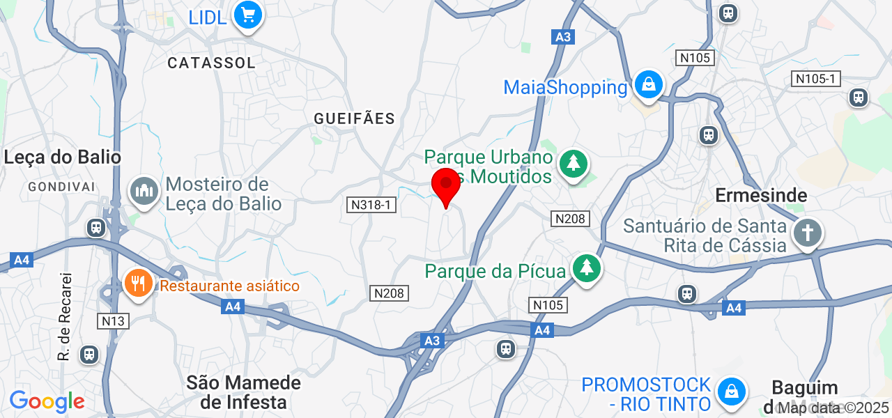 Wr servi&ccedil;o. - Porto - Maia - Mapa