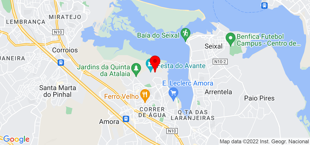 Elena - Setúbal - Seixal - Mapa