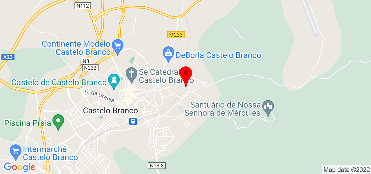Contraction Hub - Castelo Branco - Castelo Branco - Karte