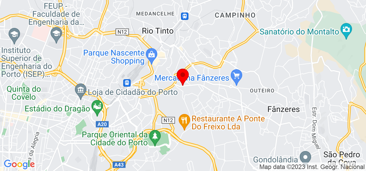 José António - Porto - Gondomar - Map