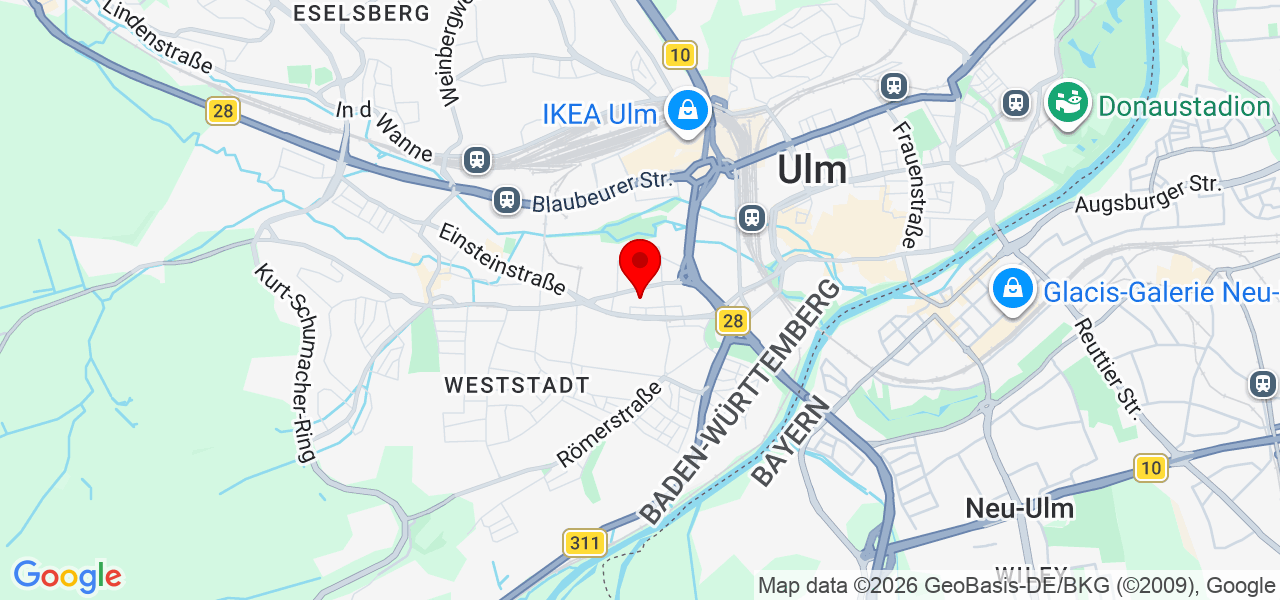 Wohlgefühl - Baden-Württemberg - Ulm - Mapa