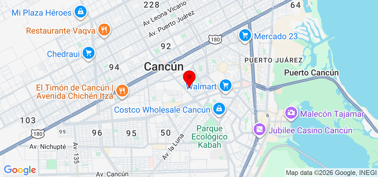 artxhanna - Quintana Roo - Benito Juárez - Map