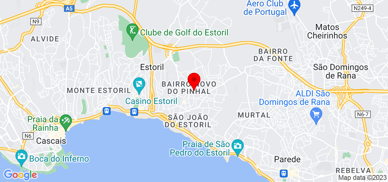 Denilson Fran&ccedil;a - Lisboa - Cascais - Mapa