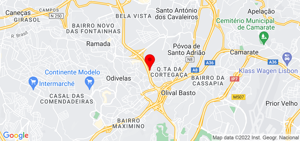 Rui Ramos - Lisboa - Odivelas - Mapa