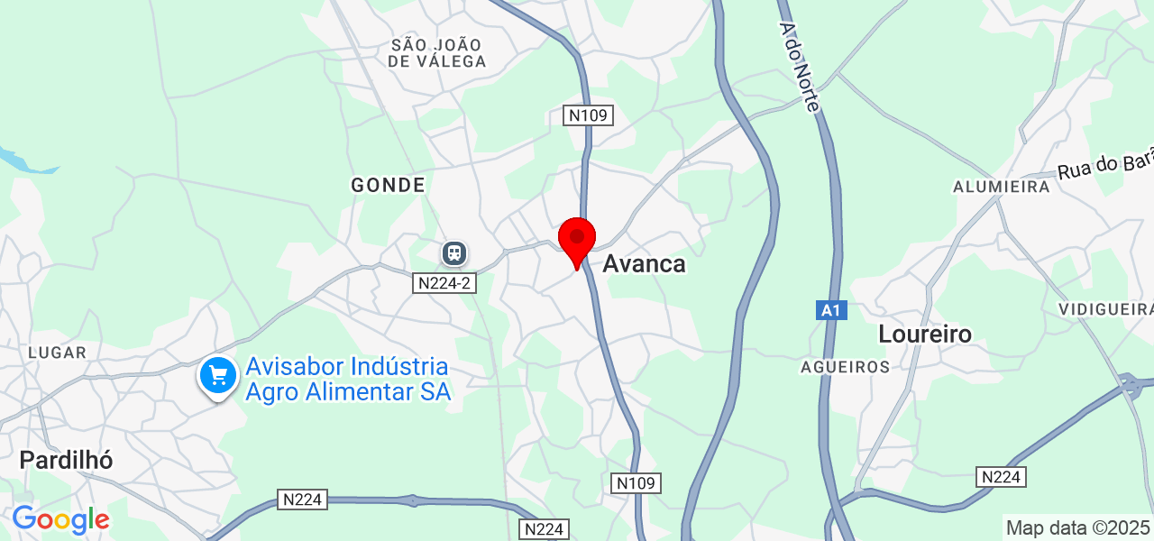 Conceicao Morais - Aveiro - Estarreja - Map