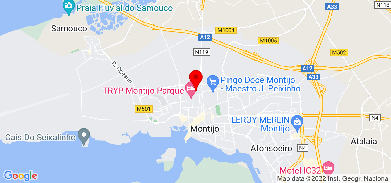 Jo&atilde;o Pedro Dias - Setúbal - Montijo - Mapa