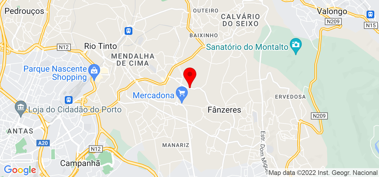 Qatchow Photografia - Porto - Gondomar - Mapa