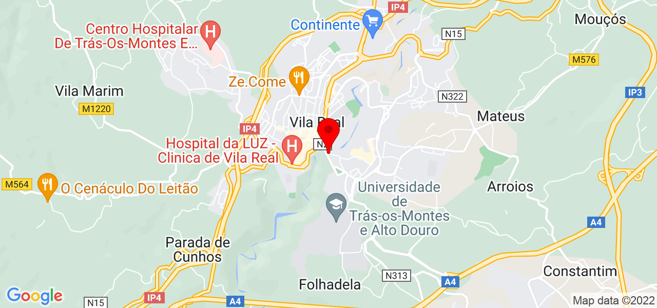 Julia - Vila Real - Vila Real - Mapa