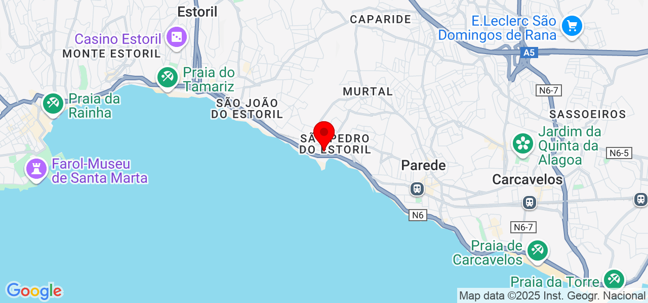 Paula Sofia Esteves - Lisboa - Cascais - Map