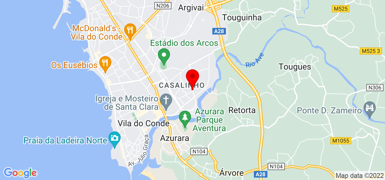 Diogo Pires - Porto - Vila do Conde - Mapa