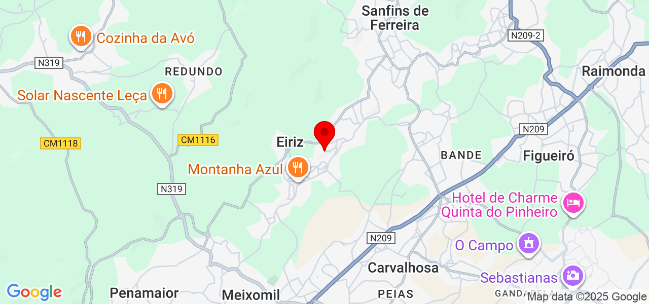 Ana Pereira - Porto - Paços de Ferreira - Map