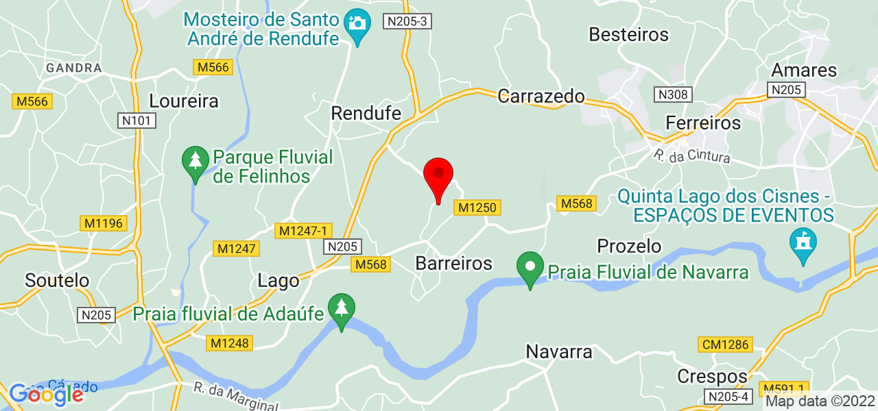 Personal Trainer Ricardo Costa - Online/Presencial em Braga - Braga - Amares - Mapa
