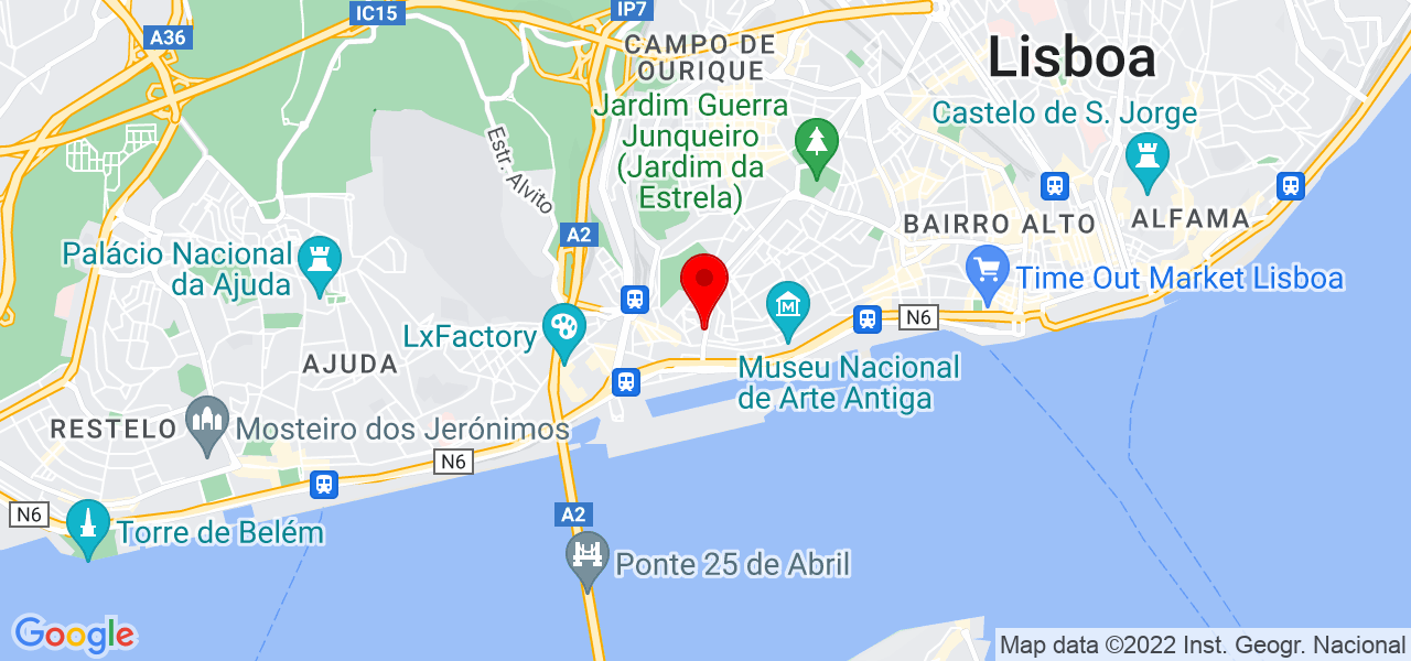 Teresa Pinto Gonçalves - Lisboa - Lisboa - Mapa
