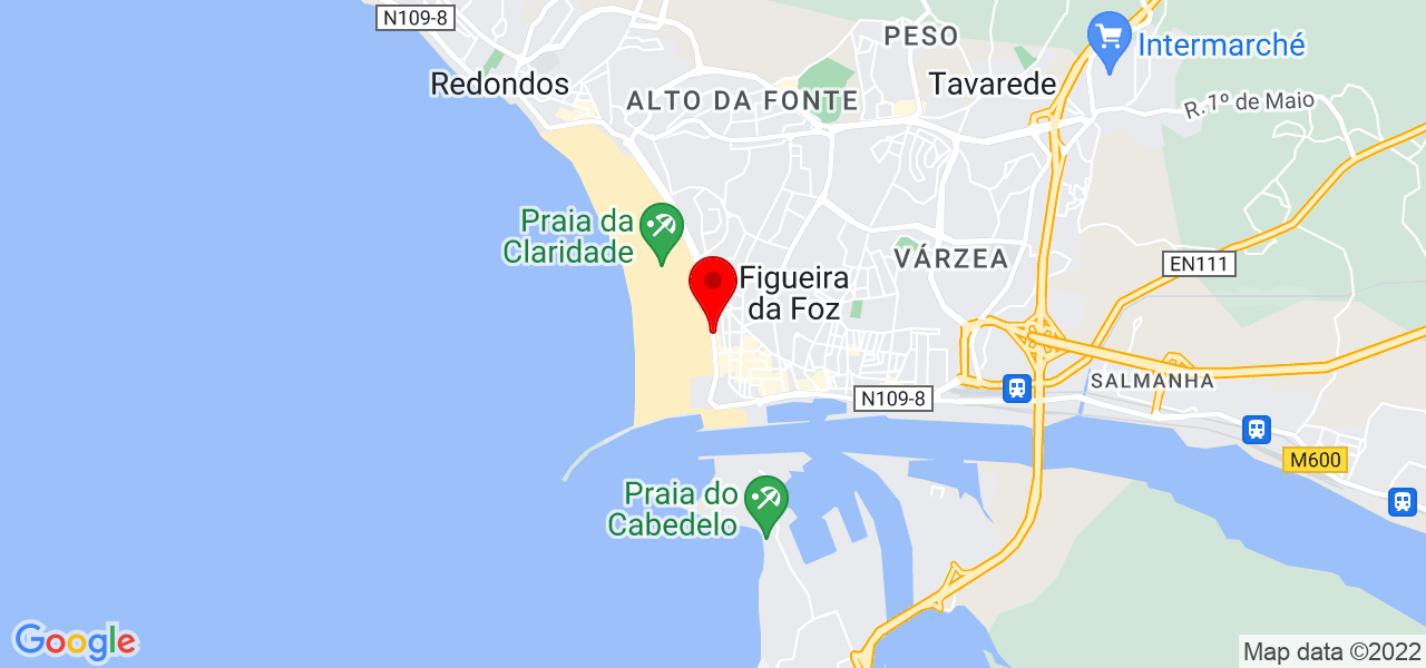 Simone - Coimbra - Figueira da Foz - Map