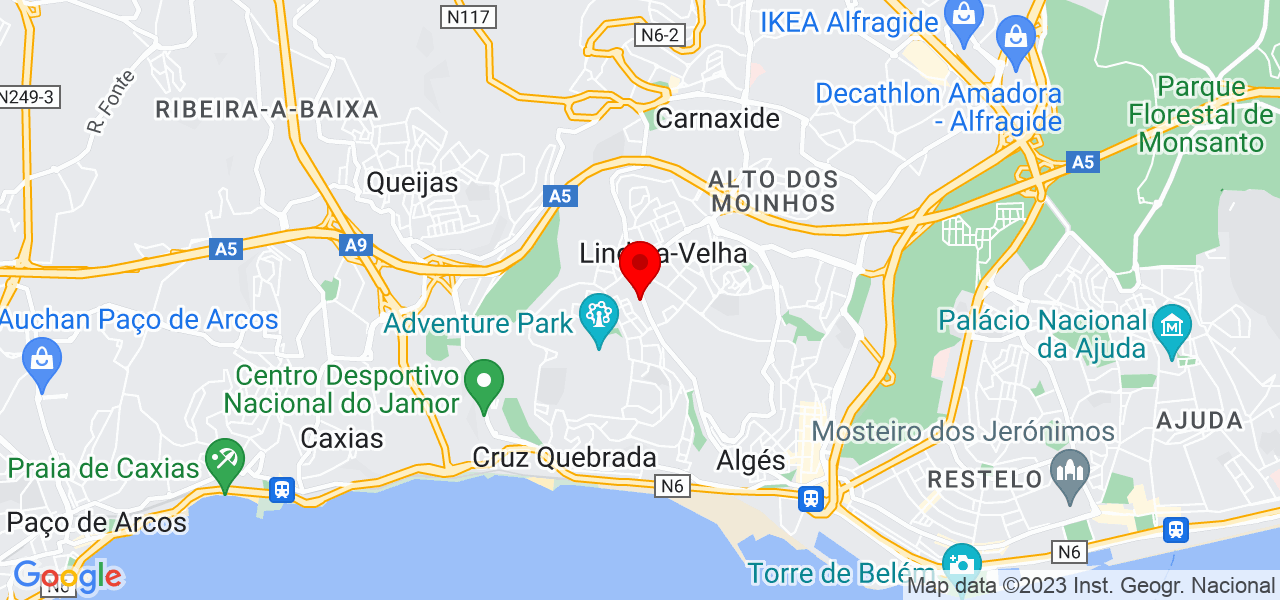 Fernando Ferreira - Lisboa - Oeiras - Mapa