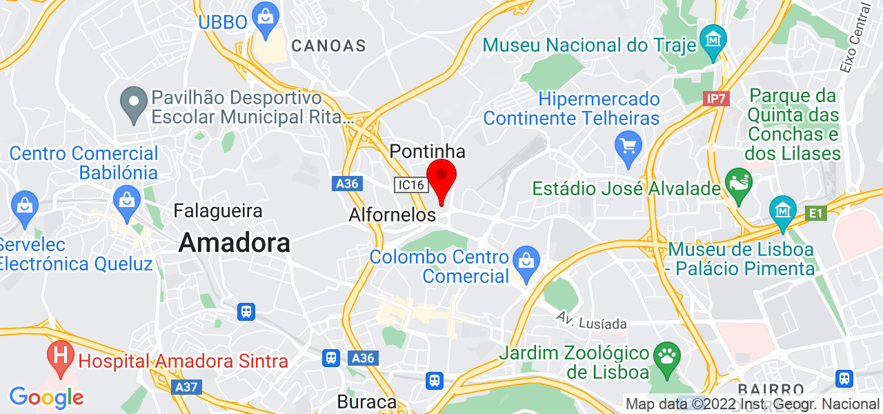 MEGHAN - SERVI&Ccedil;OS DE LIMPEZAS - Lisboa - Odivelas - Mapa