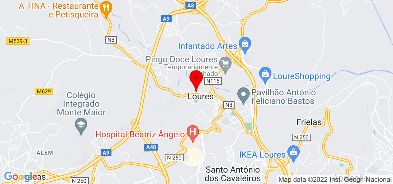 Giuliano Melo - Lisboa - Loures - Mapa
