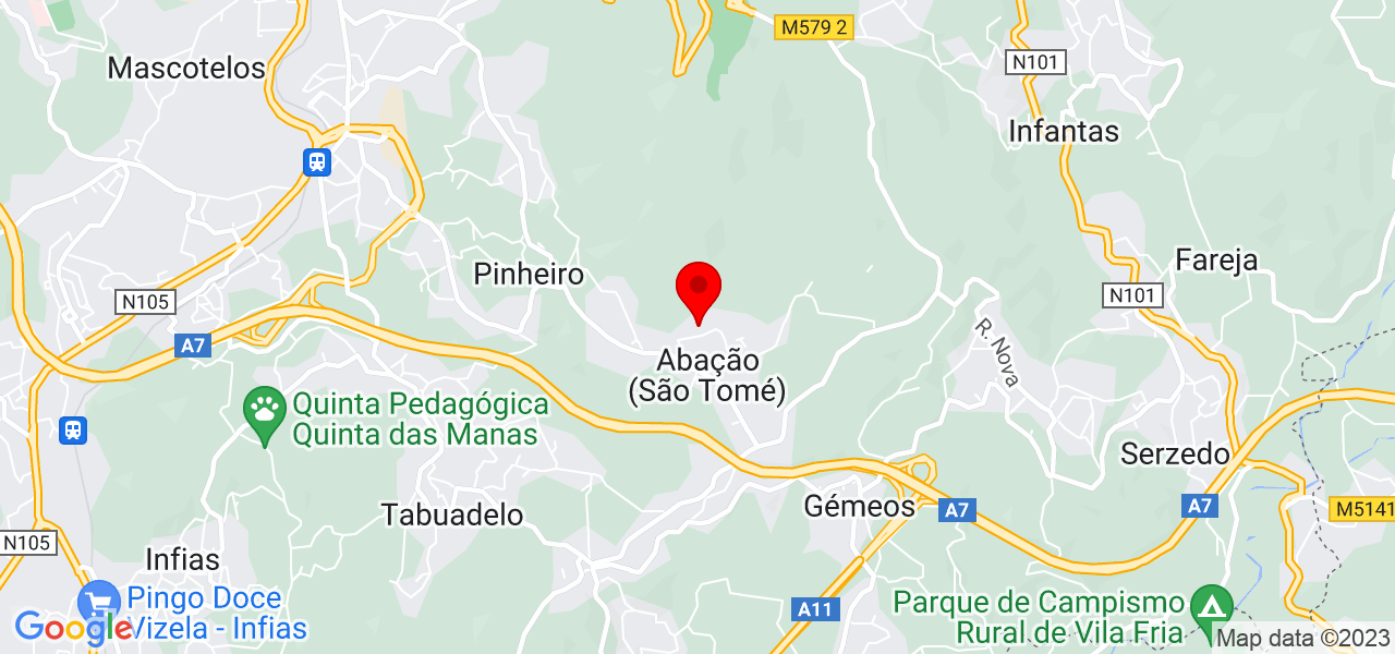 Vanessa - Braga - Guimarães - Mapa