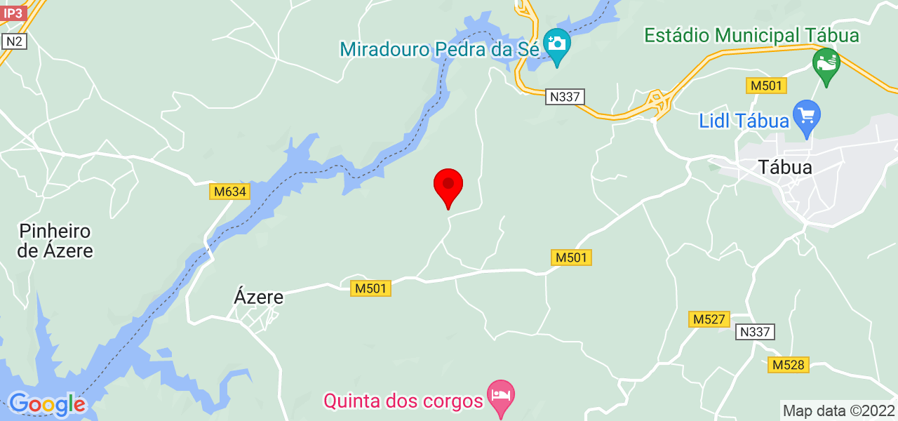 Lisete Simões - Coimbra - Tábua - Mapa