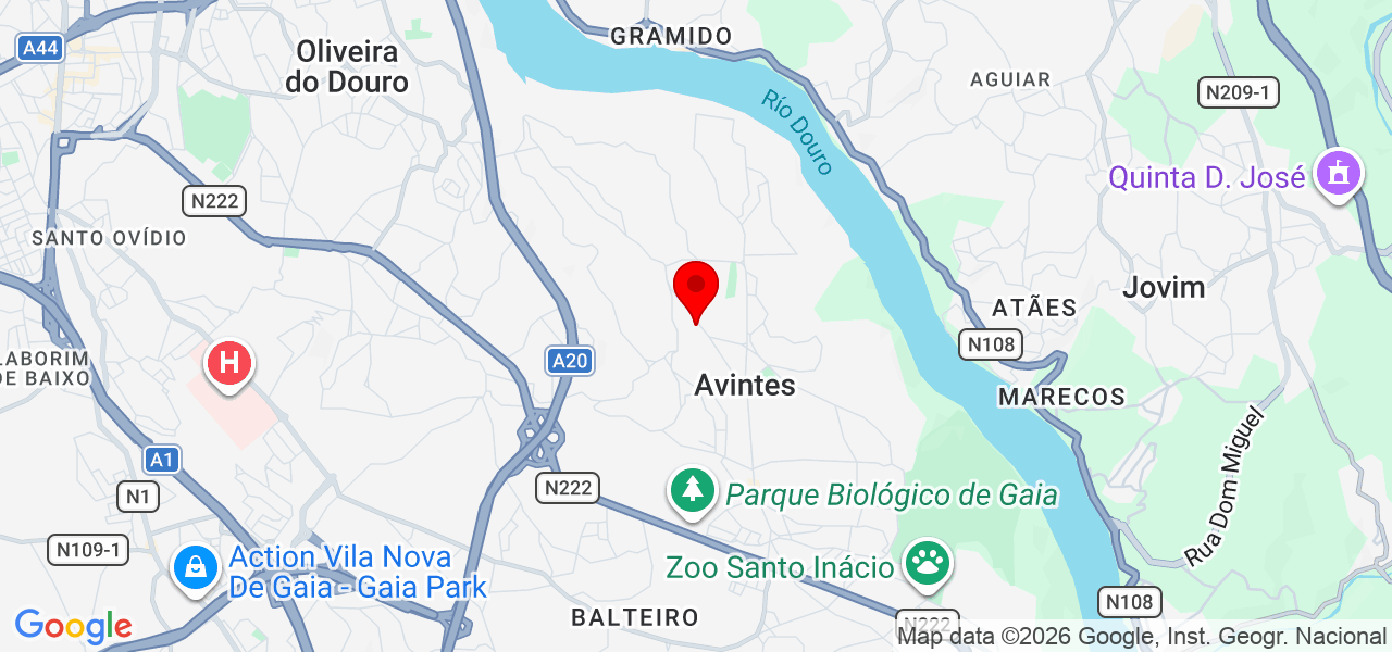 Pedreiro e Revestimentos - Porto - Vila Nova de Gaia - Mapa