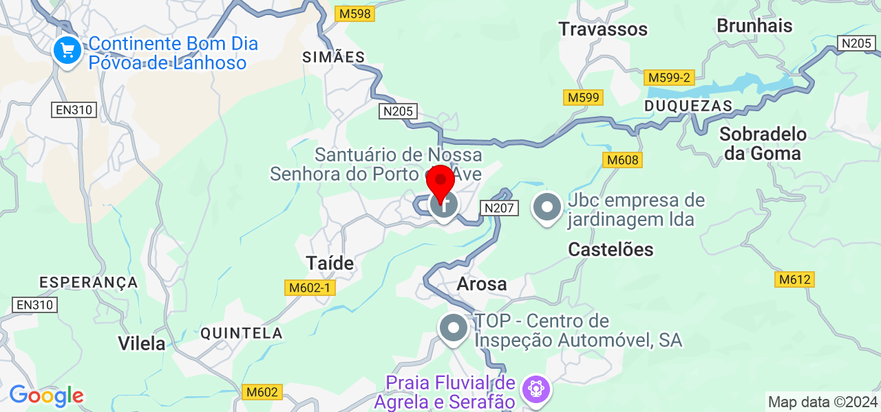 Filipe piquete - Braga - Póvoa de Lanhoso - Mapa