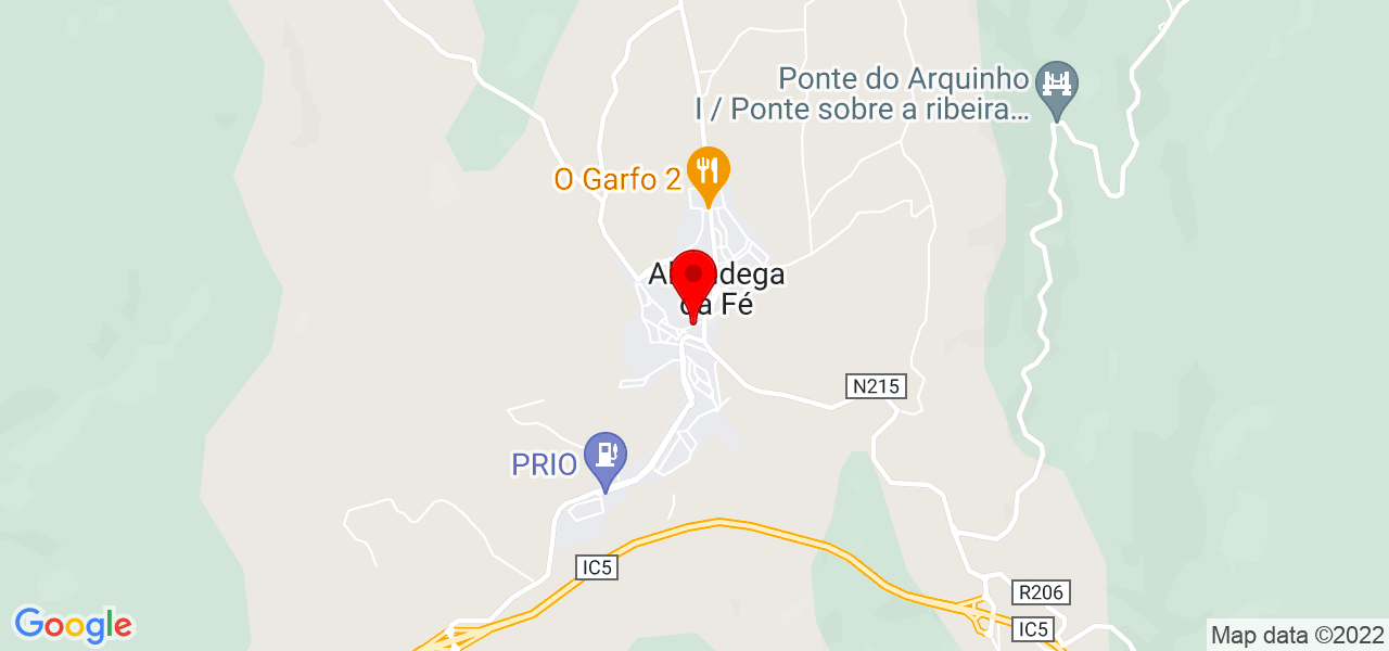 Salete - Bragança - Alfândega da Fé - Mapa