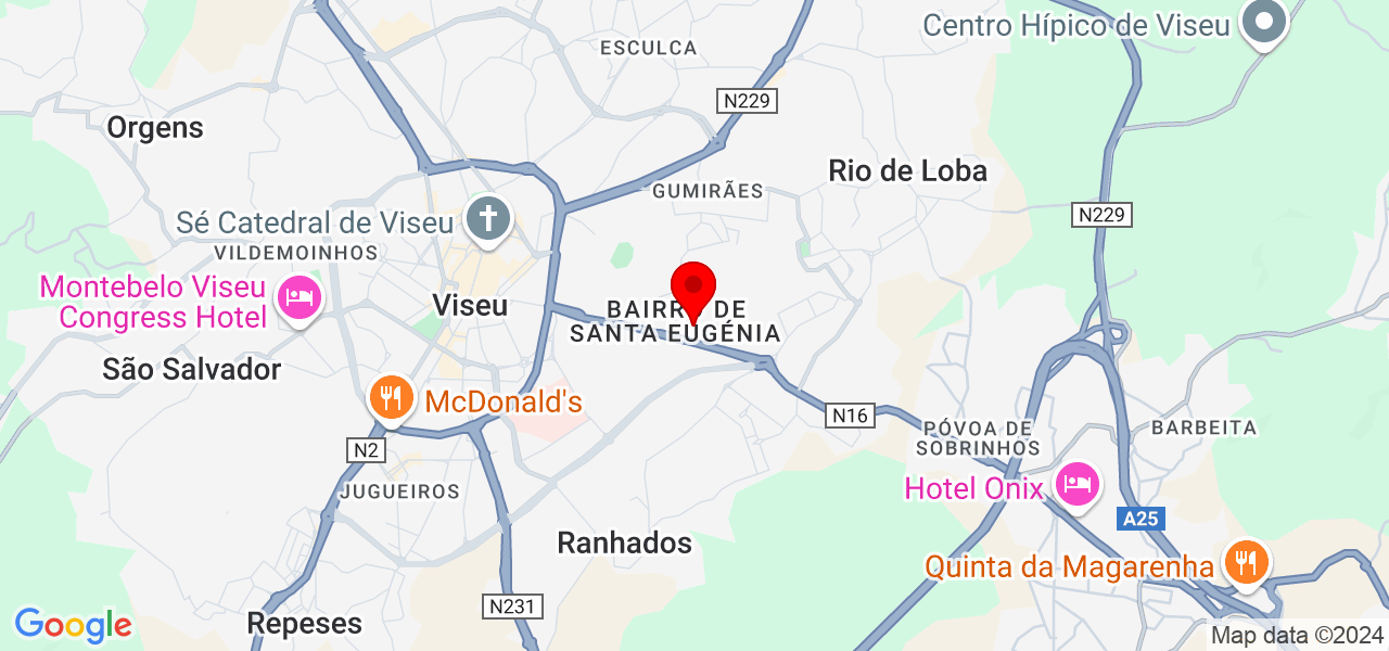 Bruno Siqueira - Viseu - Viseu - Mapa